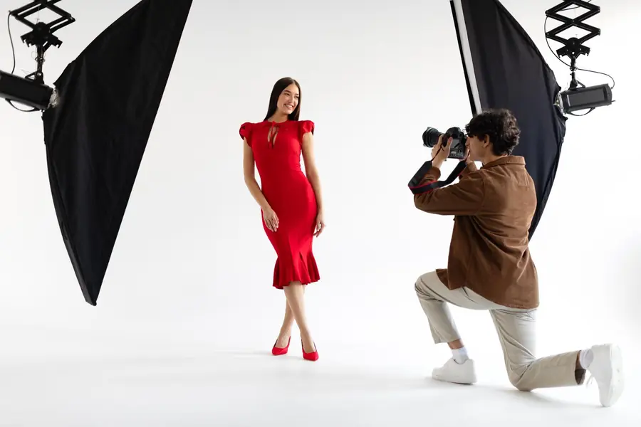 Foto ilustrativa: fotógrafo e estúdio de fotografia